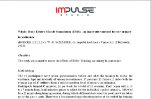 EMS study
