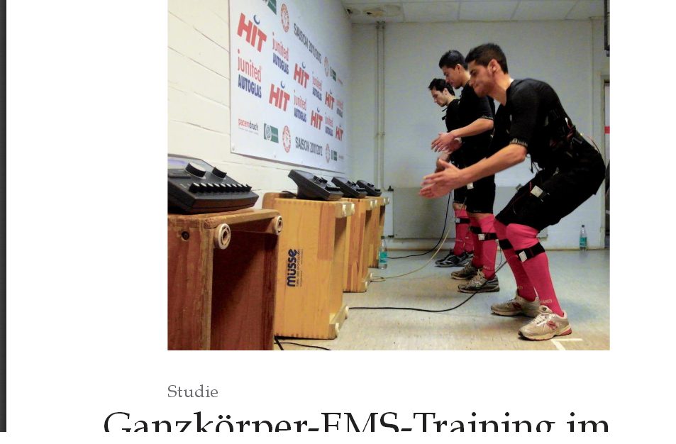 EMS Study Professional Football